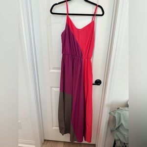 Mossimo colorblock summer maxi dress